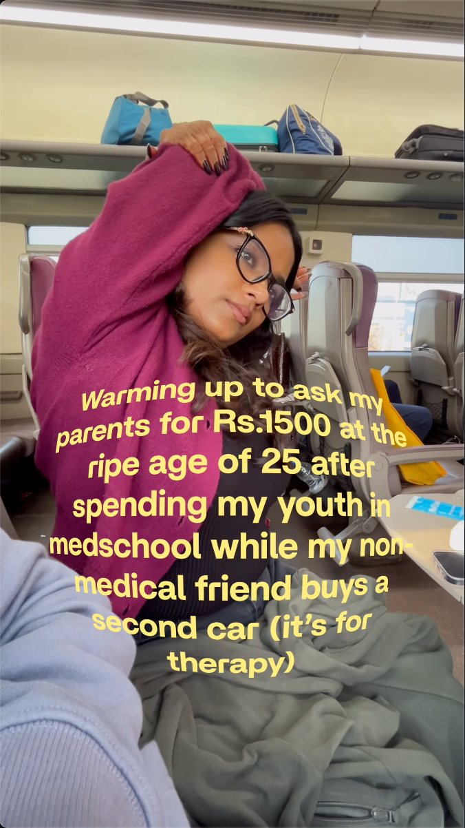 Cover of the Reel about asking parents for money at 25